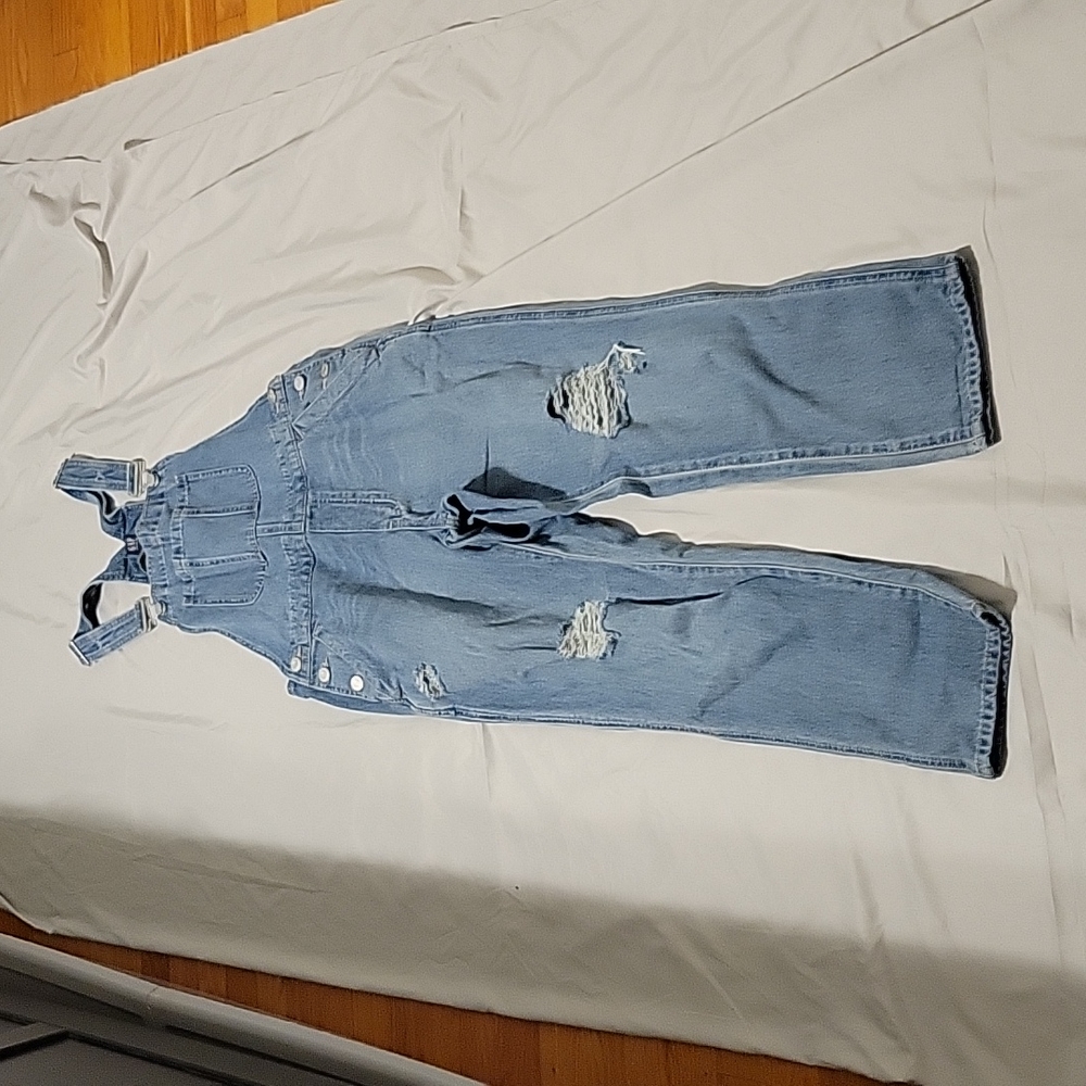 Light Denim Overalls